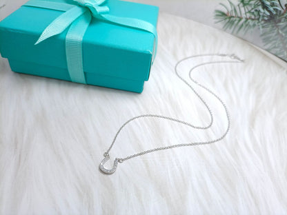 [⭐Veyra Jewels]U PEDANT DIAMOND NECKLACE