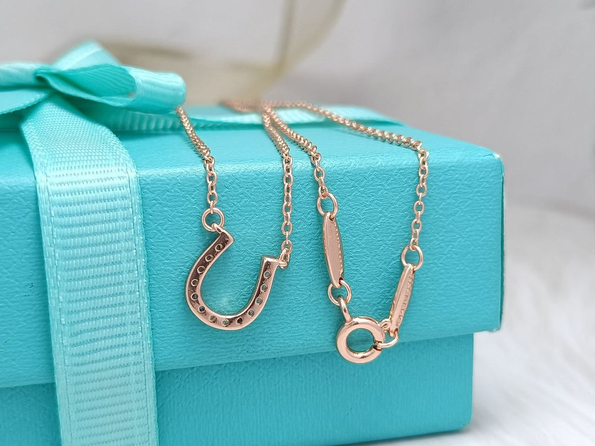 [⭐Veyra Jewels]U PEDANT DIAMOND NECKLACE