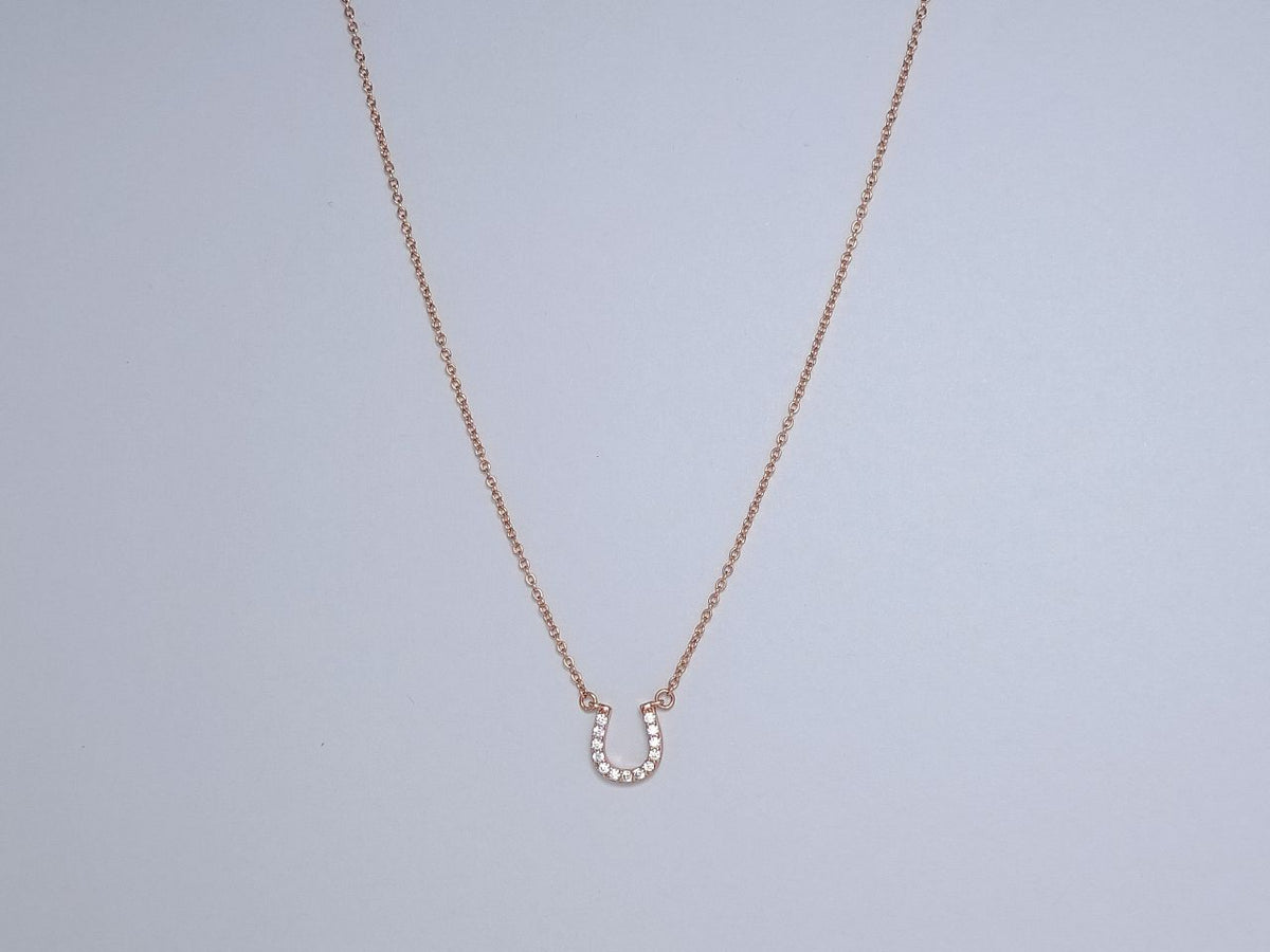 [⭐Veyra Jewels]U PEDANT DIAMOND NECKLACE
