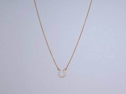 [⭐Veyra Jewels]U PEDANT DIAMOND NECKLACE