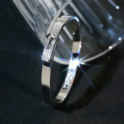 [⭐Veyra]KELLY SILVER DIAMOND BRACELET