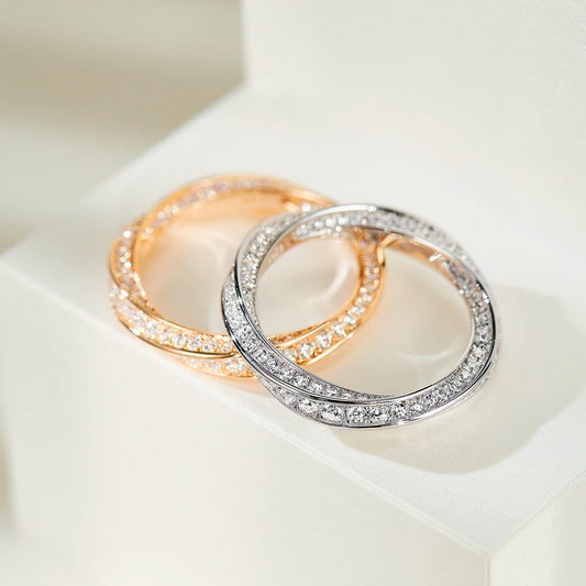 [⭐Veyra Jewels]SPIRAL DIAMOND RING
