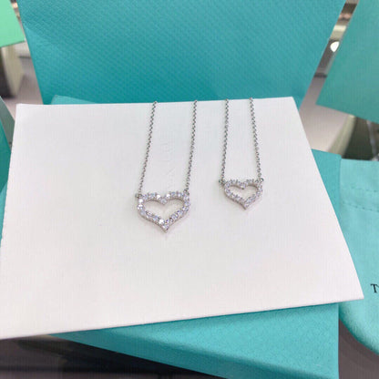 [⭐Veyra Jewels]HEART-SHAPED DIAMOND NECKLACE