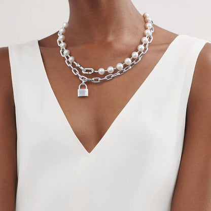[⭐Veyra Jewels]HARDWEAR PEARL WRAP NECKLACE