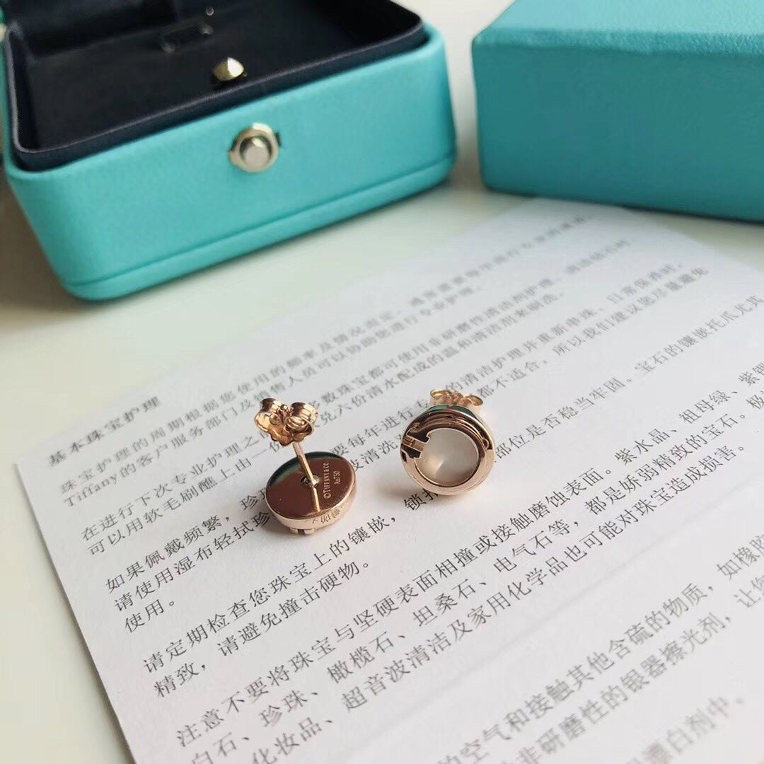 [⭐Veyra Jewels]PEARL CIRCLE EARRINGS MOTHER
