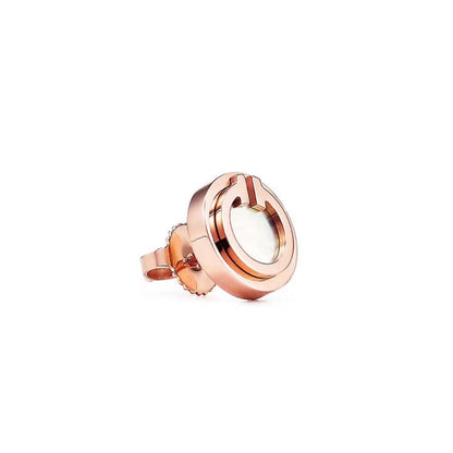 [⭐Veyra Jewels]PEARL CIRCLE EARRINGS MOTHER