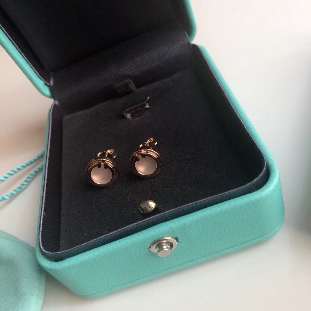 [⭐Veyra Jewels]PEARL CIRCLE EARRINGS MOTHER