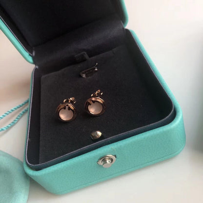 [⭐Veyra Jewels]PEARL CIRCLE EARRINGS MOTHER