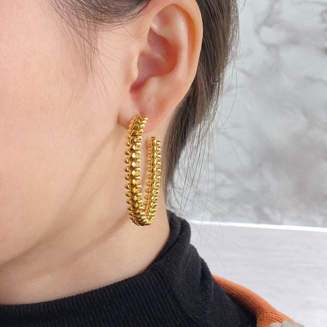 [⭐Veyra]CLASH HOOP EARRINGS