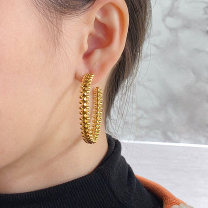 [⭐Veyra]CLASH HOOP EARRINGS