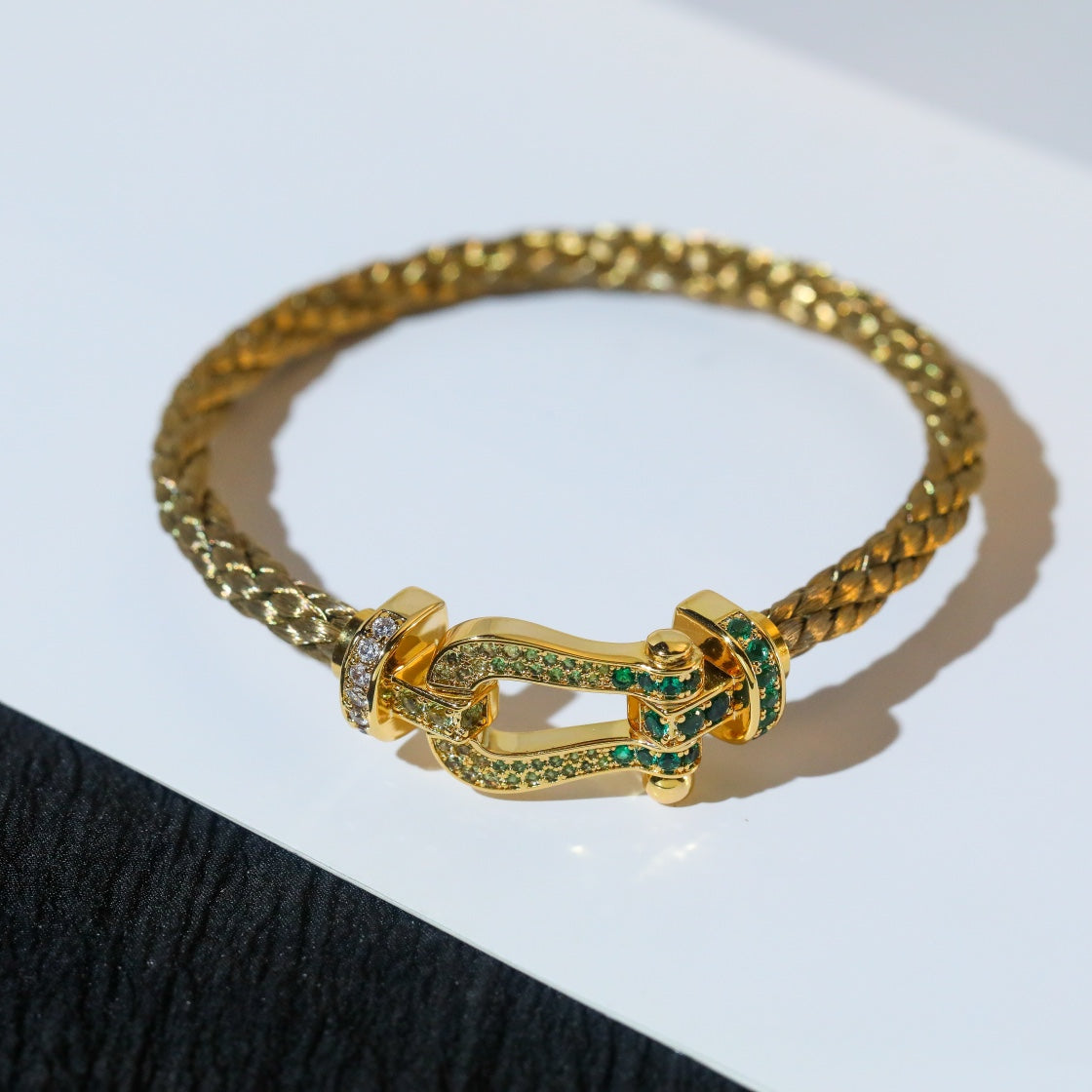 [⭐Veyra]FORCE 10 GOLD GREEN DIAMOND PAVED