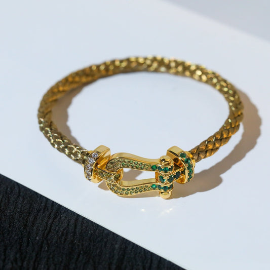 [⭐Veyra]FORCE 10 GOLD GREEN DIAMOND PAVED