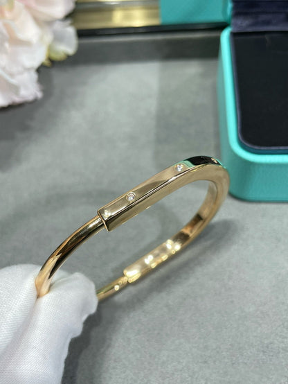 [⭐Veyra Jewels]LOCK BRACELET 8 DIAMOND