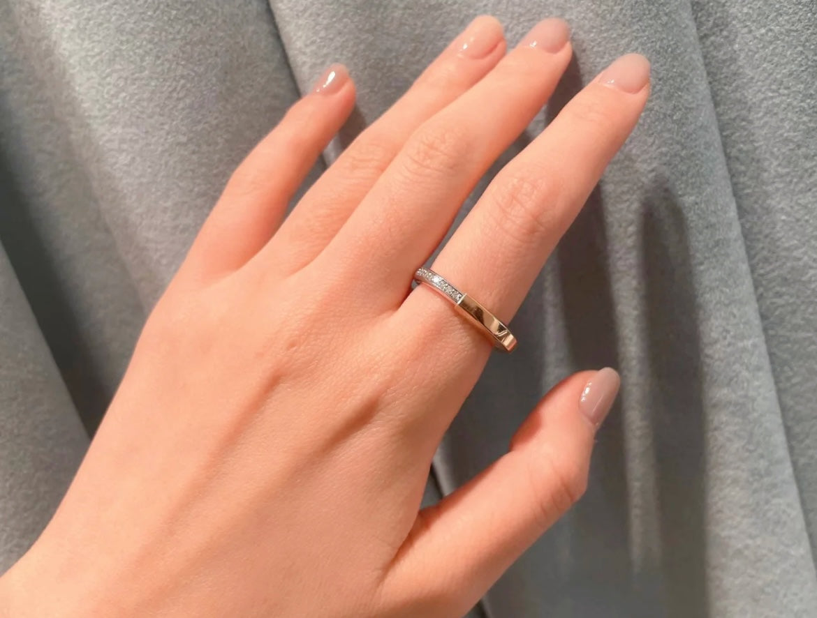 [⭐Veyra Jewels]LOCK DIAMOND RING