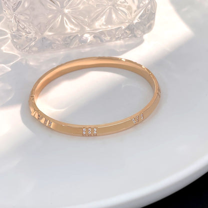 [⭐Veyra Jewels]ATLAS BRACELET 6MM DIAMOND PINK GOLD