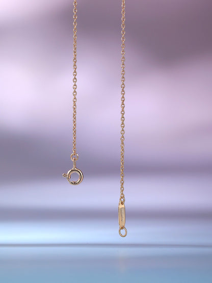[⭐Veyra Jewels]BIG SMILE PEDANT PINK DIAMOND NECKLACE