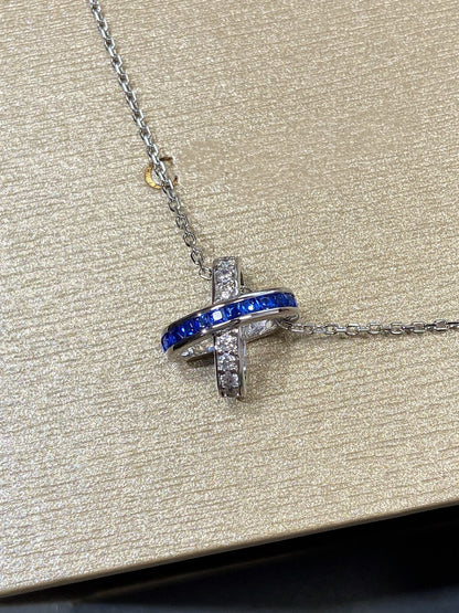 [⭐Veyra]LIENS DIAMOND SILVER NECKLACE