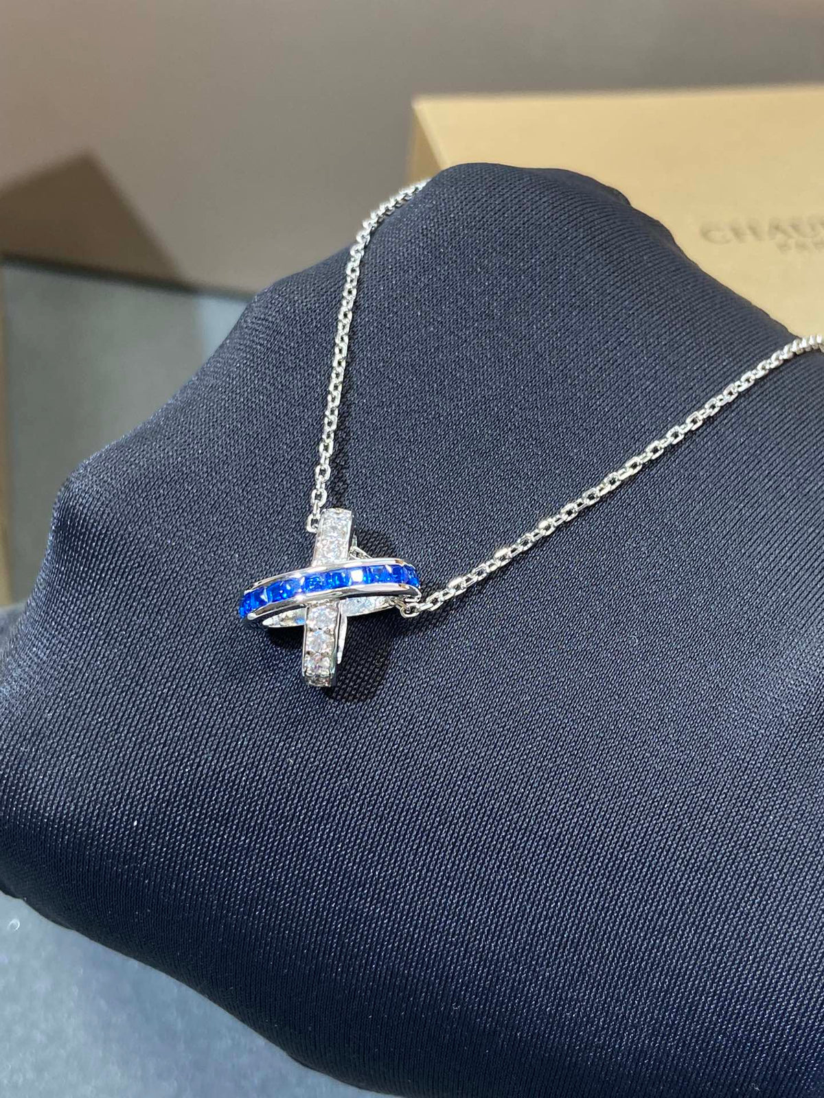 [⭐Veyra]LIENS DIAMOND SILVER NECKLACE