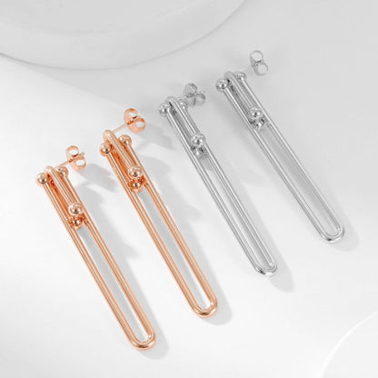[⭐Veyra Jewels]HARDWEAR LONG DROP EARRINGS