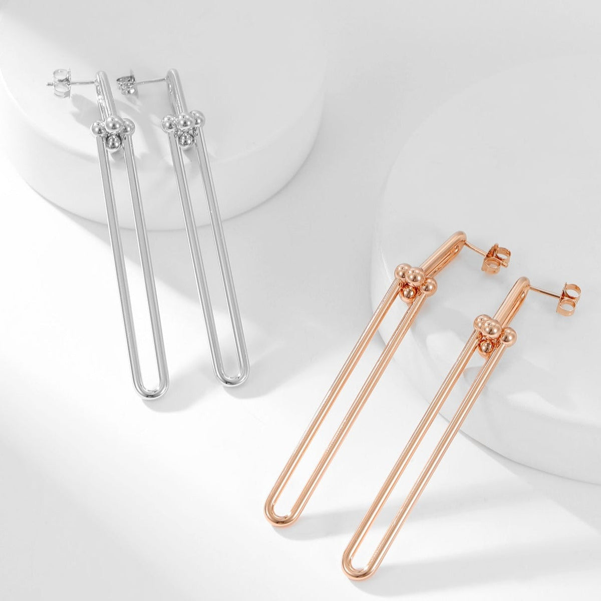 [⭐Veyra Jewels]HARDWEAR LONG DROP EARRINGS