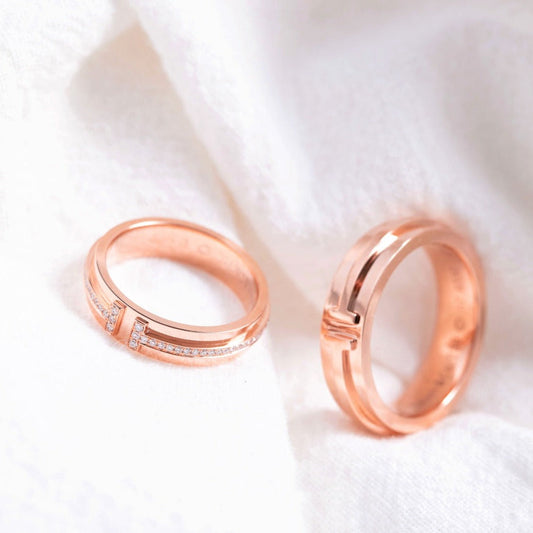 [⭐Veyra Jewels]T PINK GOLD RING