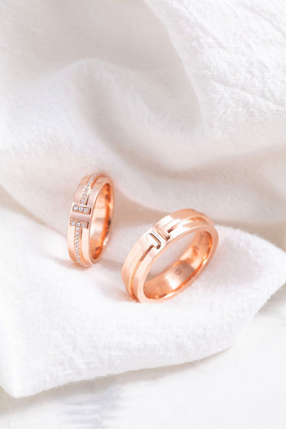 [⭐Veyra Jewels]T PINK GOLD RING