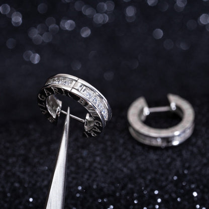 [⭐Veyra]ZERO 1 MINI SILVER DIAMOND EARRINGS
