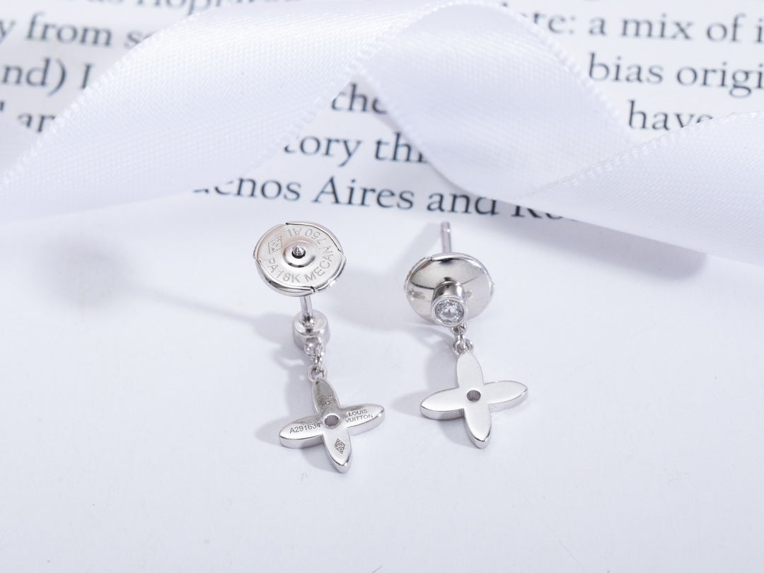 [⭐Veyra]VIDYLLE SILVER DIAMOND MINI DROP EARRINGS