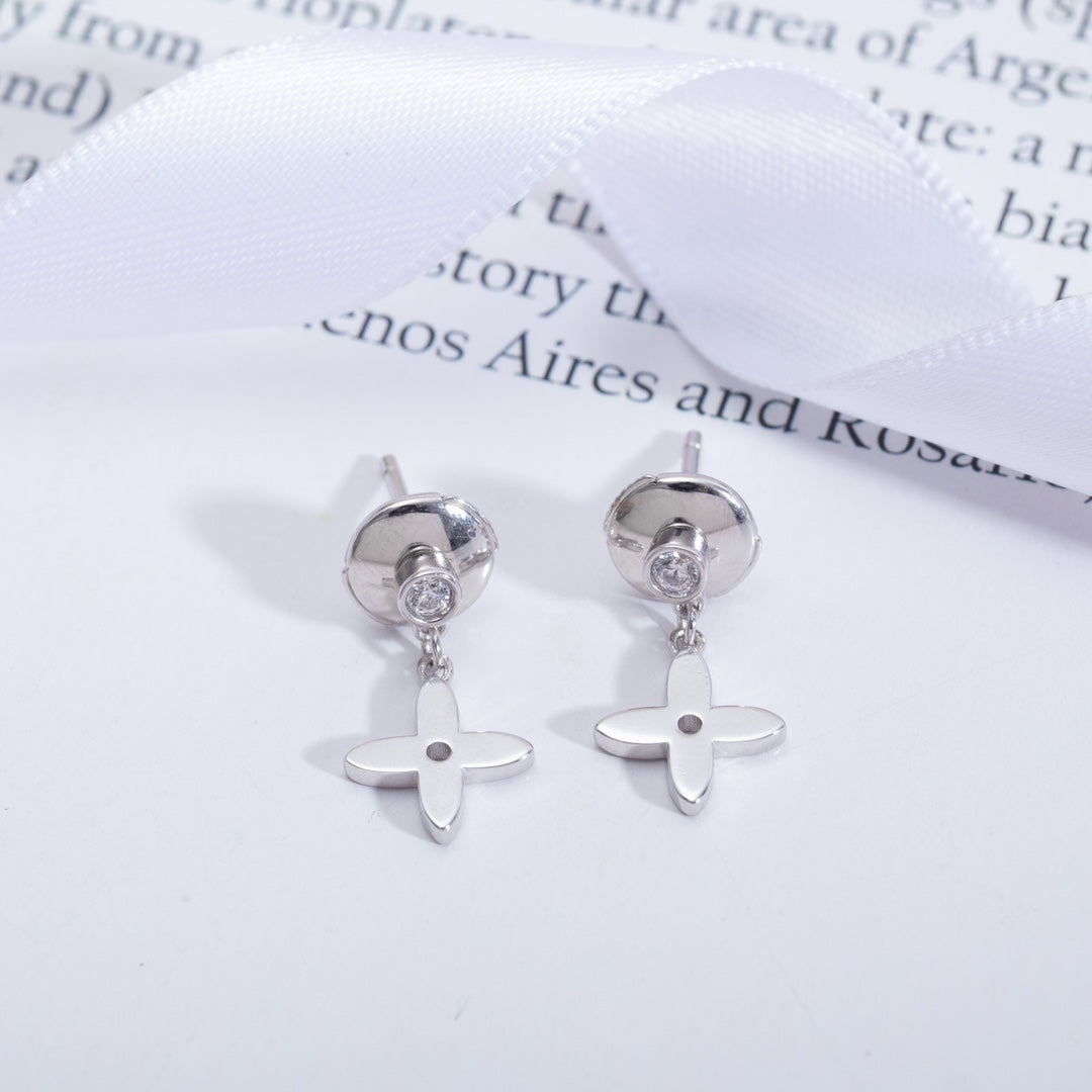 [⭐Veyra]VIDYLLE SILVER DIAMOND MINI DROP EARRINGS