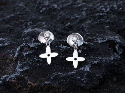 [⭐Veyra]VIDYLLE SILVER DIAMOND MINI DROP EARRINGS