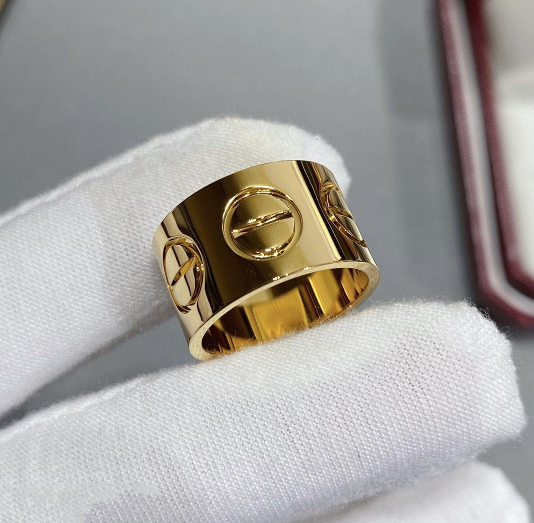 [⭐Veyra]LOVE 11MM LARGE RING