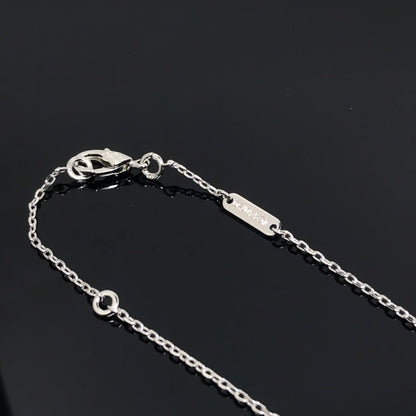 [⭐Veyra]CLOVER PIETERSITE SILVER LONG NECKLACE