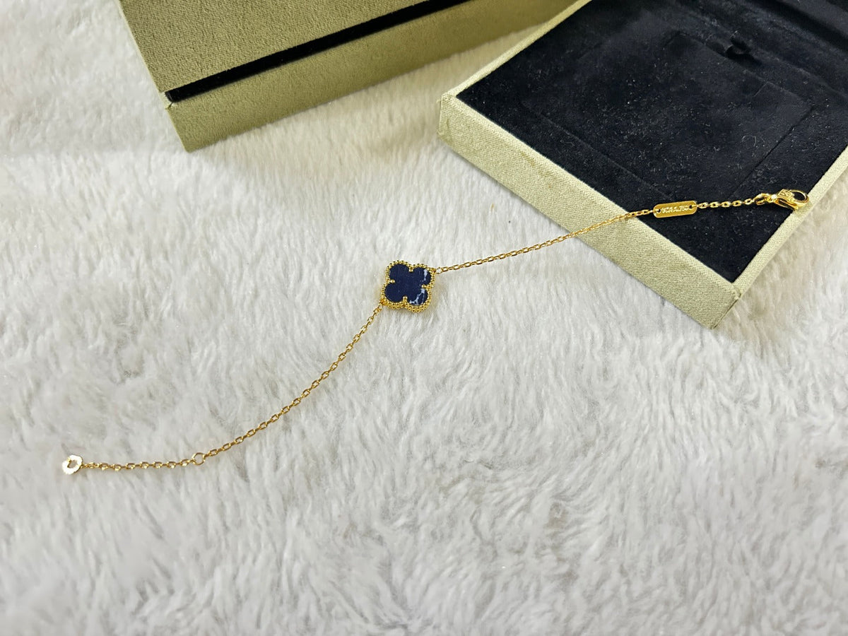 [⭐Veyra]CLOVER 1 MOTIF PIETERSITE BRACELET
