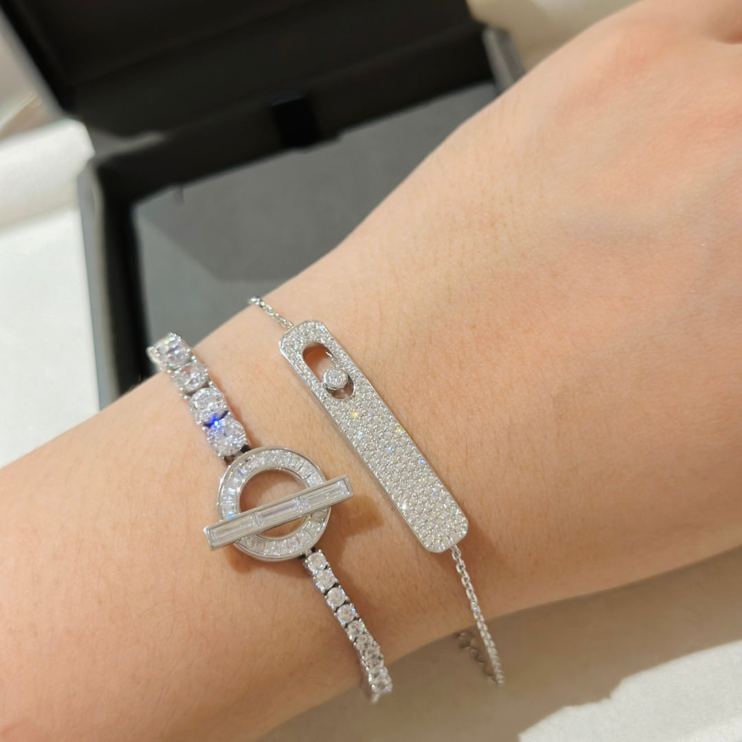 [⭐Veyra]MOVE CLASSIQUE DIAMOND PAVED BRACELET