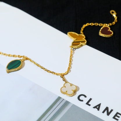 [⭐Veyra]Veyra SPRING 5 MOTIF GOLD BRACELET