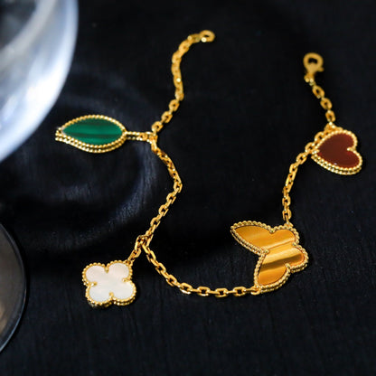 [⭐Veyra]Veyra SPRING 5 MOTIF GOLD BRACELET