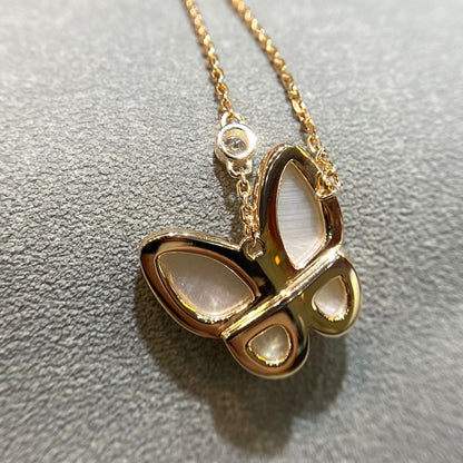 [⭐Veyra]BUTTERFLY MOP DIAMOND NECKLACE