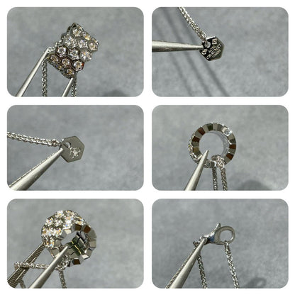 [⭐Veyra]BEE LOVE DIAMOND PAVED 3 ROW NECKLACE