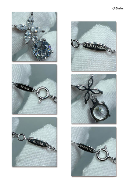 [⭐Veyra Jewels]VICTORIA PENDANT SILVER DIAMOND NECKLACE