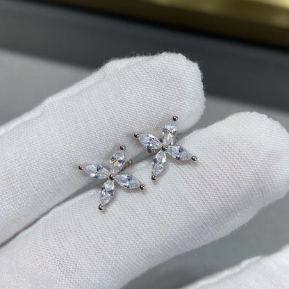 [⭐Veyra Jewels]VICTORIA SILVER DIAMOND STUD MINI EARRINGS