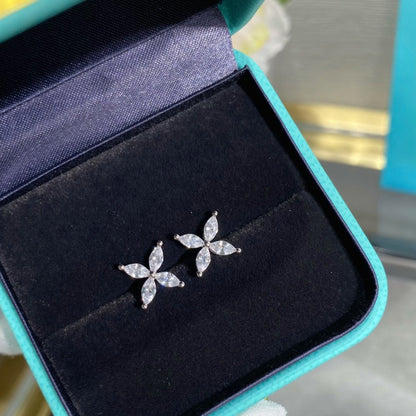 [⭐Veyra Jewels]VICTORIA SILVER DIAMOND STUD MINI EARRINGS