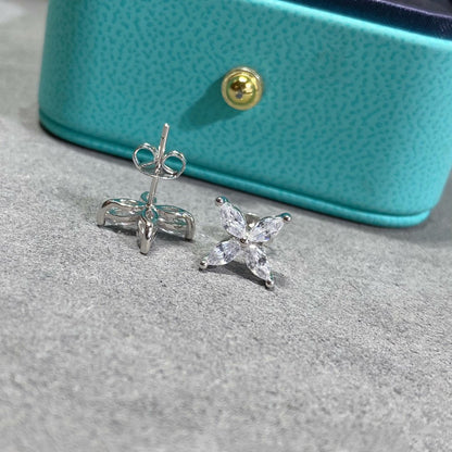 [⭐Veyra Jewels]VICTORIA SILVER DIAMOND STUD MINI EARRINGS