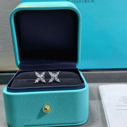 [⭐Veyra Jewels]VICTORIA SILVER DIAMOND STUD MINI EARRINGS