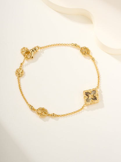 [⭐Veyra]B.C.L ENAMELED One-Flower Bracelet（Various Colors)