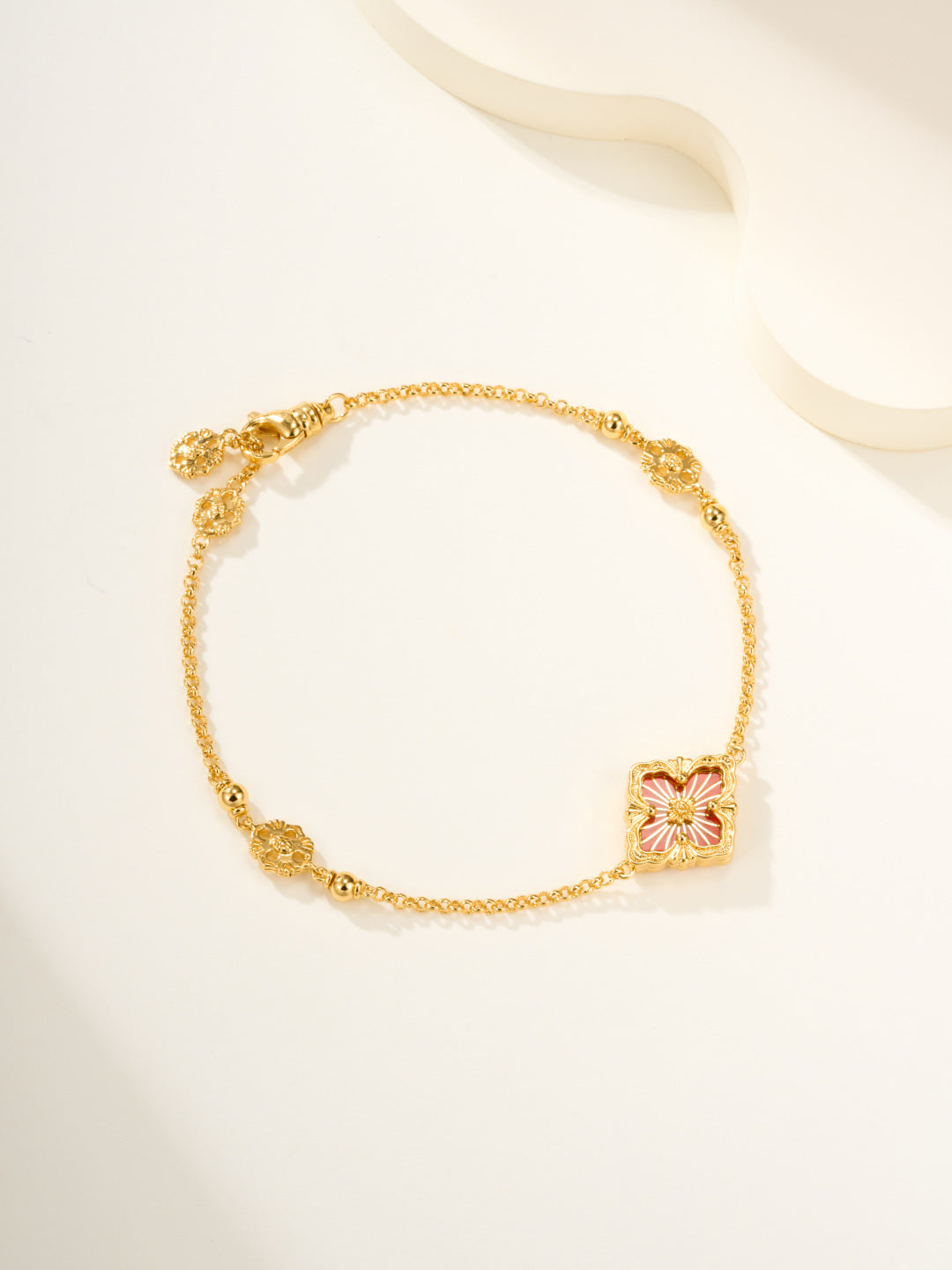 [⭐Veyra]B.C.L ENAMELED One-Flower Bracelet（Various Colors)