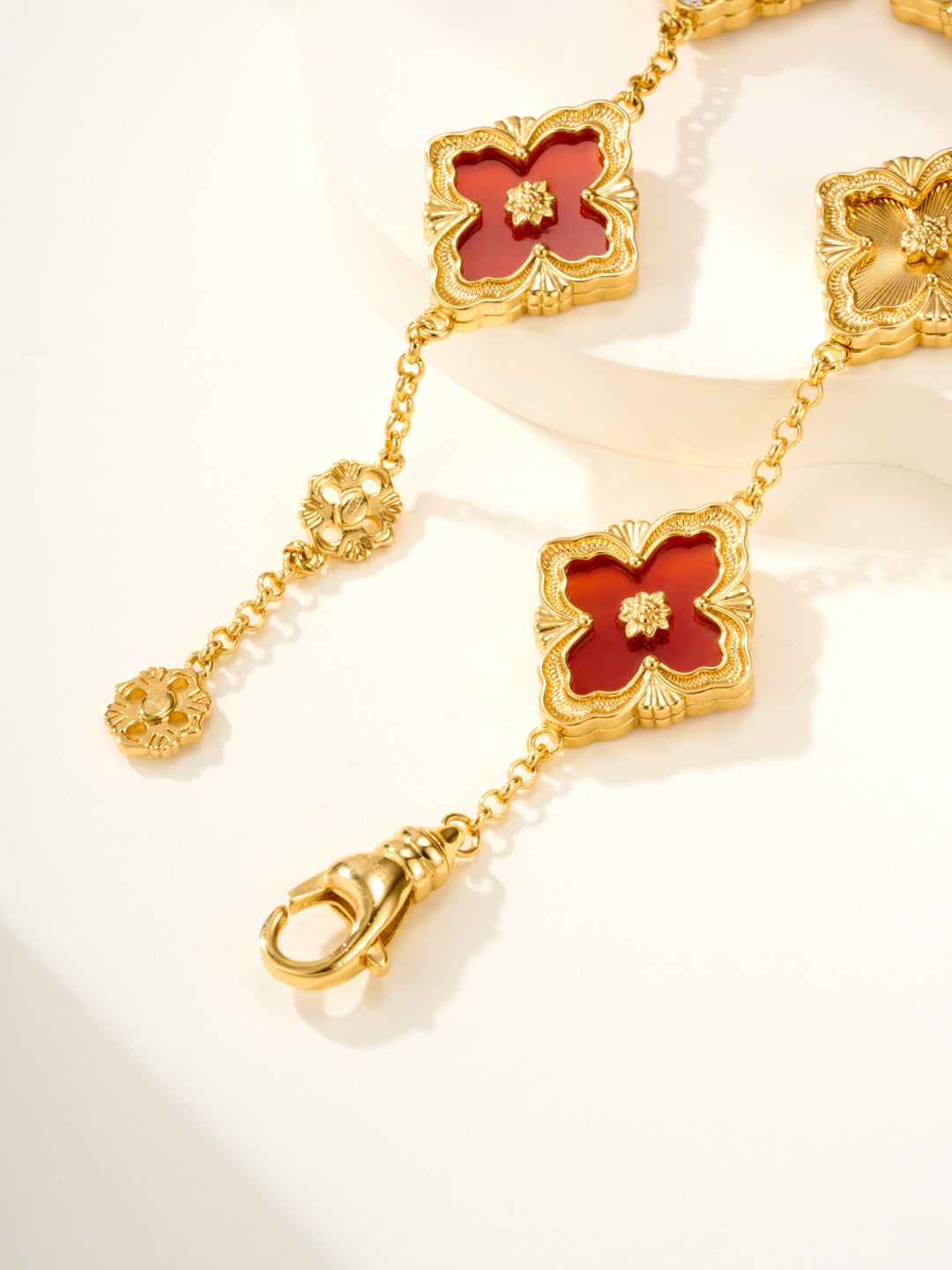 [⭐Veyra]B.C.L ENAMELED Five-Flower Bracelet（Various Colors) BIG SIZE