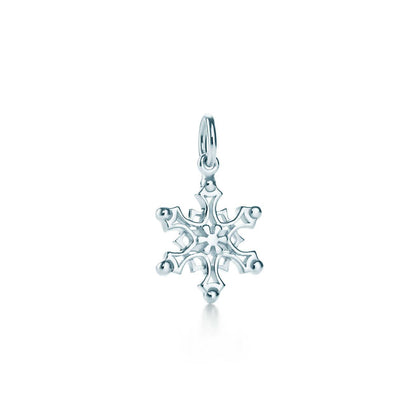 [⭐Veyra Jewels]STERLING SILVER SNOWFLAKE PENDANT NECKLACE