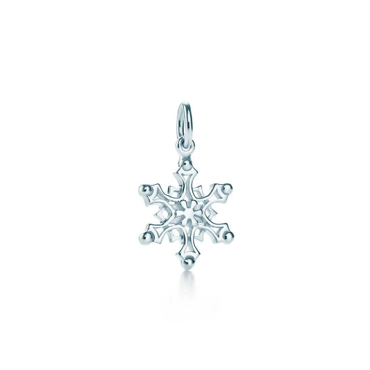 [⭐Veyra Jewels]STERLING SILVER SNOWFLAKE PENDANT NECKLACE