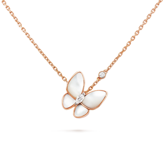 [⭐Veyra]BUTTERFLY MOP DIAMOND NECKLACE