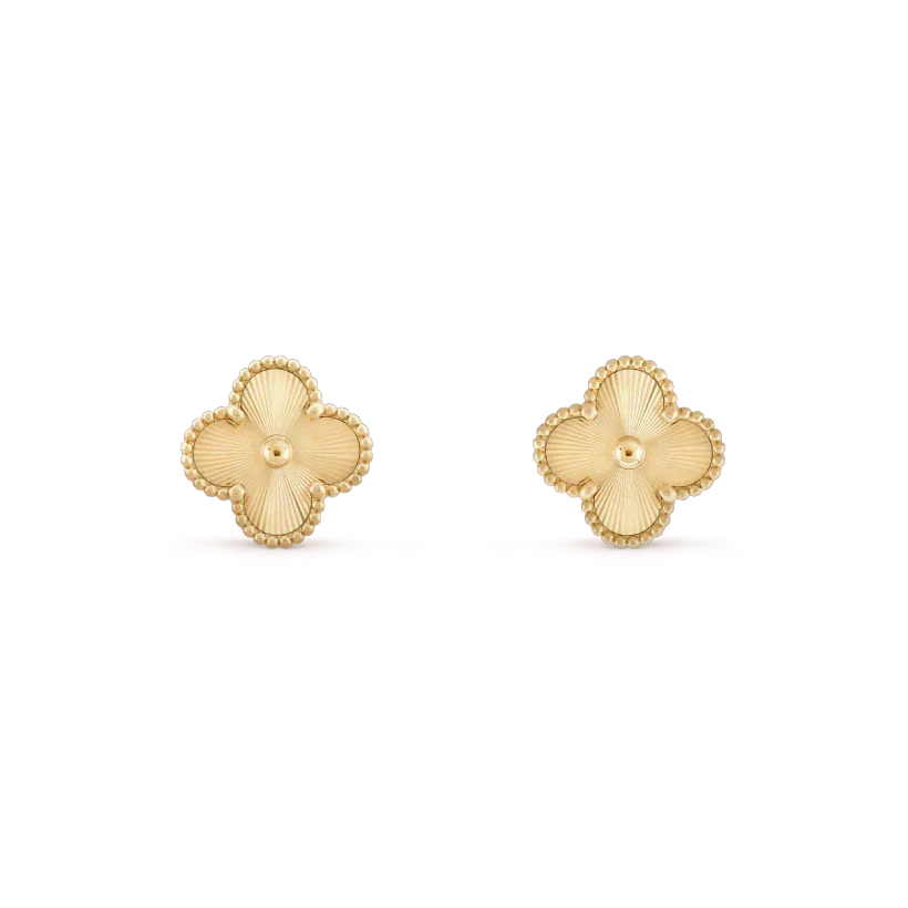 [⭐Veyra]CLOVER MINI 9.5MM LASER EARRINGS